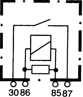 HELLA Relé 4RA003510-461