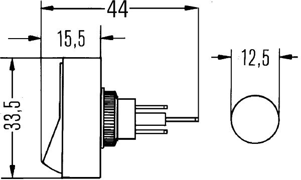 HELLA Kapcsoló 6EH004407-001