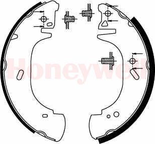 BENDIX Fékpofa 362302B_BEND