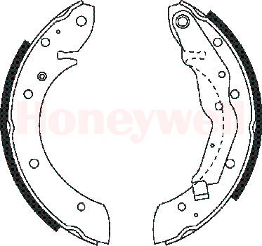 BENDIX Fékpofa 362340B_BEND