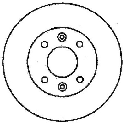 BENDIX Első féktárcsa 561257B_BEND