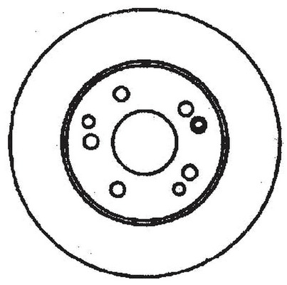 BENDIX Első féktárcsa 561332B_BEND