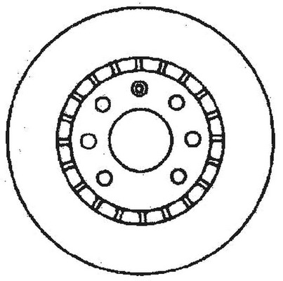 BENDIX Első féktárcsa 561488B