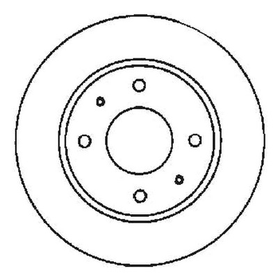 BENDIX Első féktárcsa 561592B_BEND