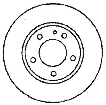 BENDIX Hátsó féktárcsa 561717B_BEND