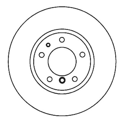 BENDIX Hátsó féktárcsa 561963B_BEND