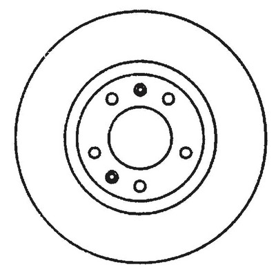 BENDIX Első féktárcsa 561992B_BEND