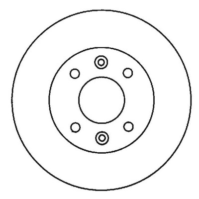 BENDIX Első féktárcsa 561997B