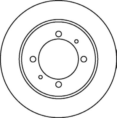 BENDIX Hátsó féktárcsa 562059B_BEND