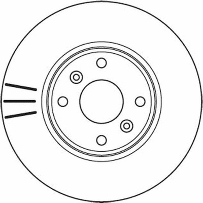 BENDIX Első féktárcsa 562103B_BEND