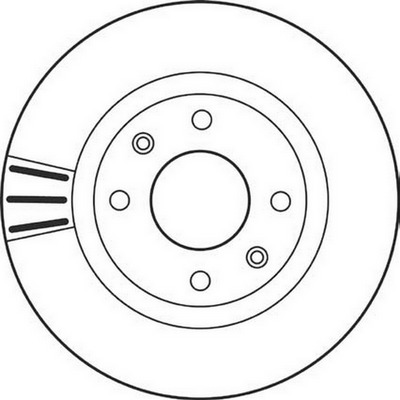 BENDIX Első féktárcsa 562128B_BEND