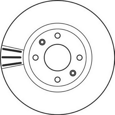 BENDIX Első féktárcsa 562129B_BEND