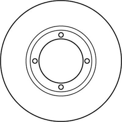 BENDIX Első féktárcsa 562138B