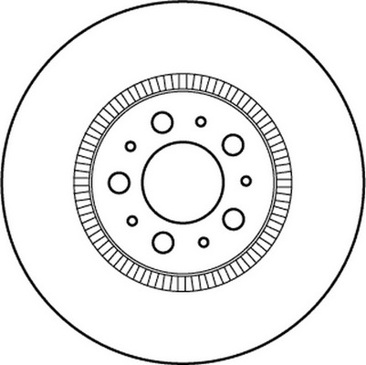 BENDIX Első féktárcsa 562173B_BEND