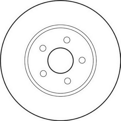 BENDIX Első féktárcsa 562180B_BEND