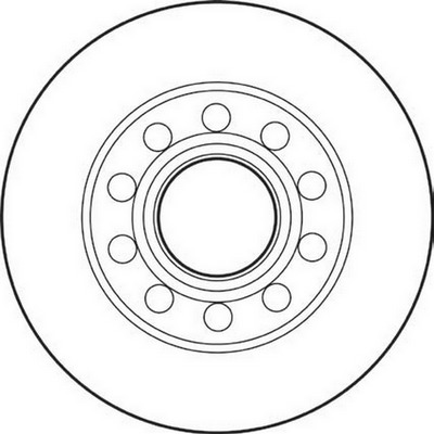 BENDIX Hátsó féktárcsa 562192B_BEND