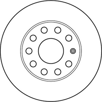 BENDIX Hátsó féktárcsa 562238B_BEND