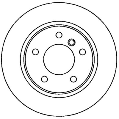 BENDIX Hátsó féktárcsa 562259B_BEND