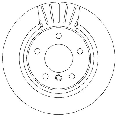 BENDIX Hátsó féktárcsa 562316B_BEND