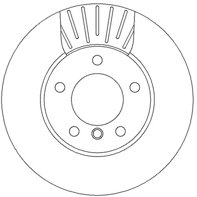 BENDIX Első féktárcsa 562317B_BEND