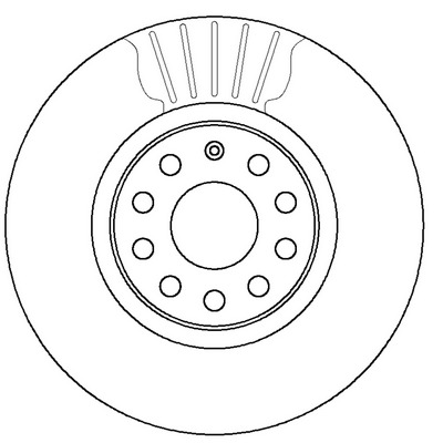 BENDIX Első féktárcsa 562387B_BEND