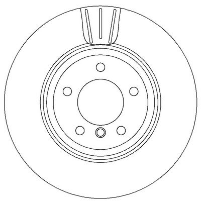 BENDIX Első féktárcsa 562395B_BEND