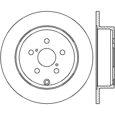 BENDIX Hátsó féktárcsa 562418B_BEND