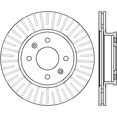 BENDIX Első féktárcsa 562427B_BEND