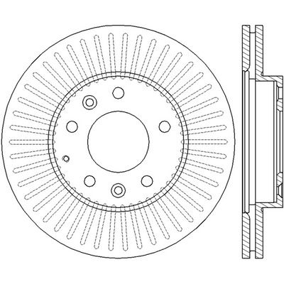 BENDIX Első féktárcsa 562446B_BEND