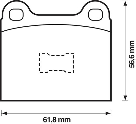 BENDIX Első fékbetét 571221X_BEND