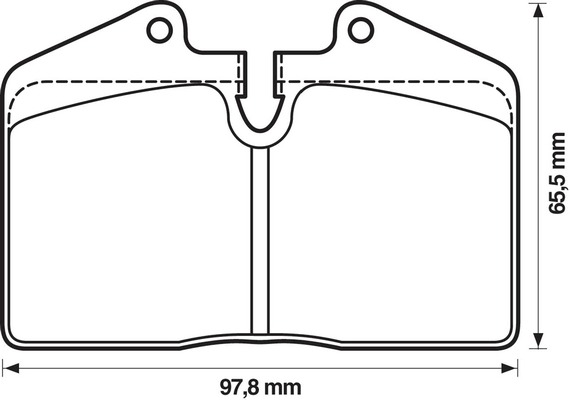 BENDIX Első fékbetét 571348B_BEND