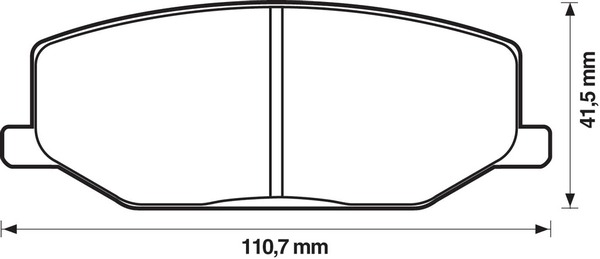 BENDIX Első fékbetét 572226B_BEND