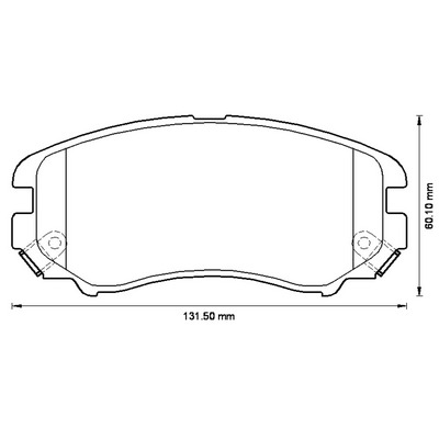 BENDIX Első fékbetét 572514B_BEND