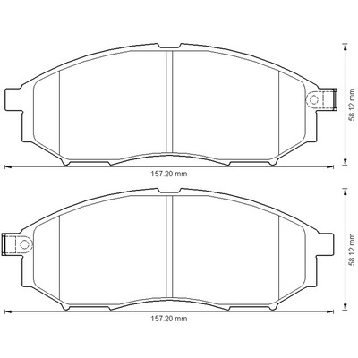 BENDIX Első fékbetét 572575B_BEND