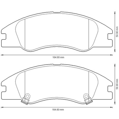 BENDIX Első fékbetét 572585B_BEND