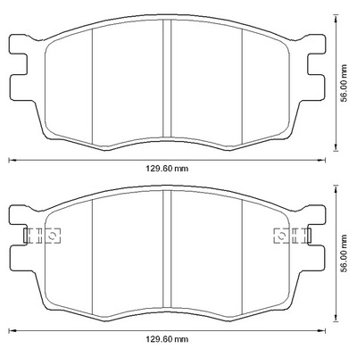 BENDIX Első fékbetét 572593B_BEND