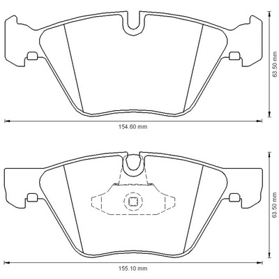 BENDIX Első fékbetét 573151B_BEND