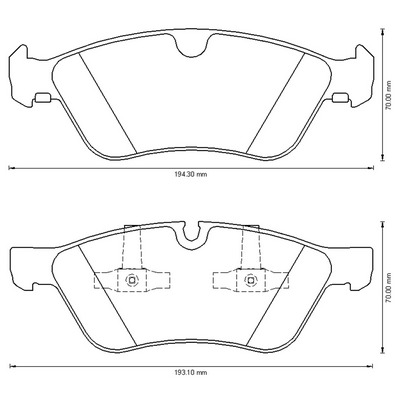 BENDIX Első fékbetét 573175B_BEND