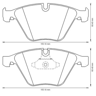 BENDIX Első fékbetét 573181B_BEND