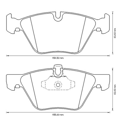 BENDIX Első fékbetét 573188B_BEND