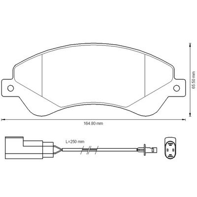 BENDIX Első fékbetét 573276B_BEND