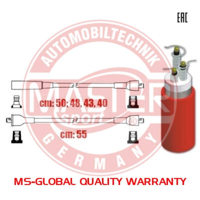 MASTER SPORT Gyújtókábel készlet 2101-34-SET/5/-MS_MS