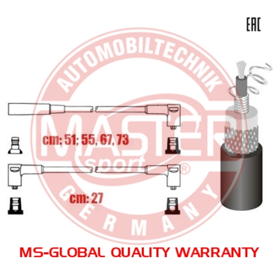 MASTER SPORT Gyújtókábel készlet 2108-36-SET/5/-MS_MS