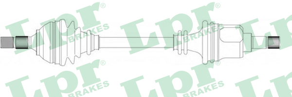 LPR Féltengely, komplett DS16079_LPR