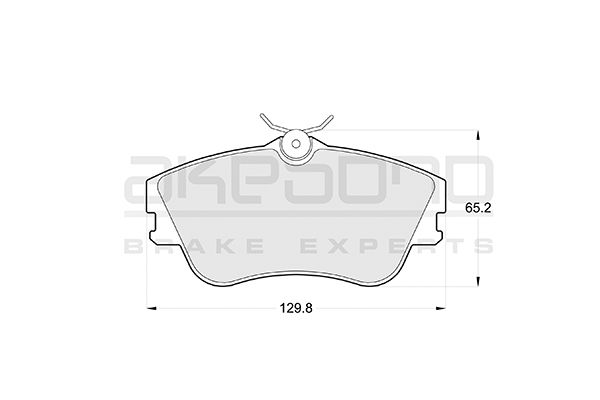 AKEBONO Első fékbetét AN-4064K_AKE