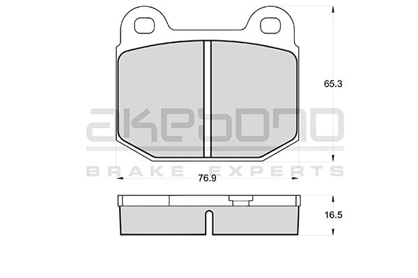 AKEBONO Első fékbetét AN-4123K_AKE