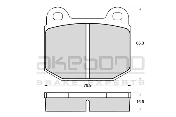 AKEBONO Első fékbetét AN-4140K_AKE