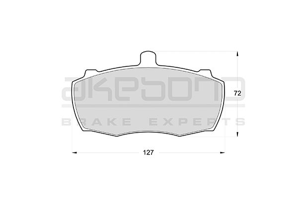 AKEBONO Első fékbetét AN-4170K_AKE