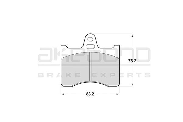 AKEBONO Hátsó fékbetét AN-4252K_AKE