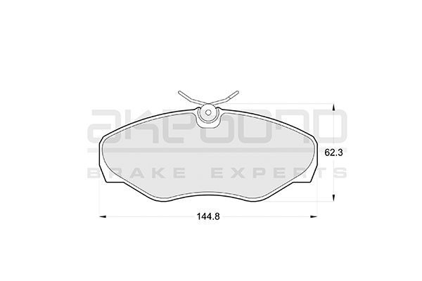 AKEBONO Első fékbetét AN-4281K_AKE